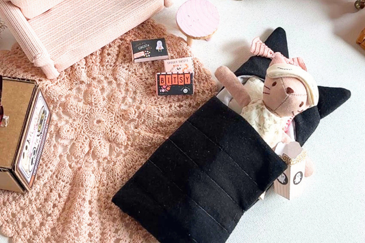 DIY Spooky Cat Sleeping Bag