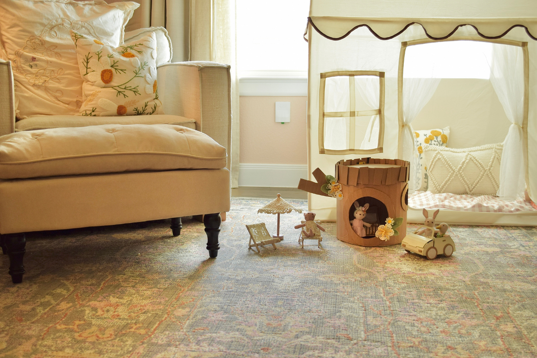 Turn a Cardboard Box Into a Whimsical Tree Stump Home