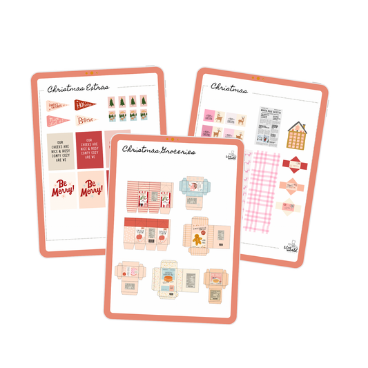 Free Dollhouse Christmas Printables!