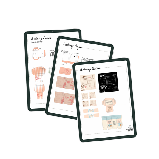 Welcome to the Bitsy World Bakery: Free Dollhouse Printables