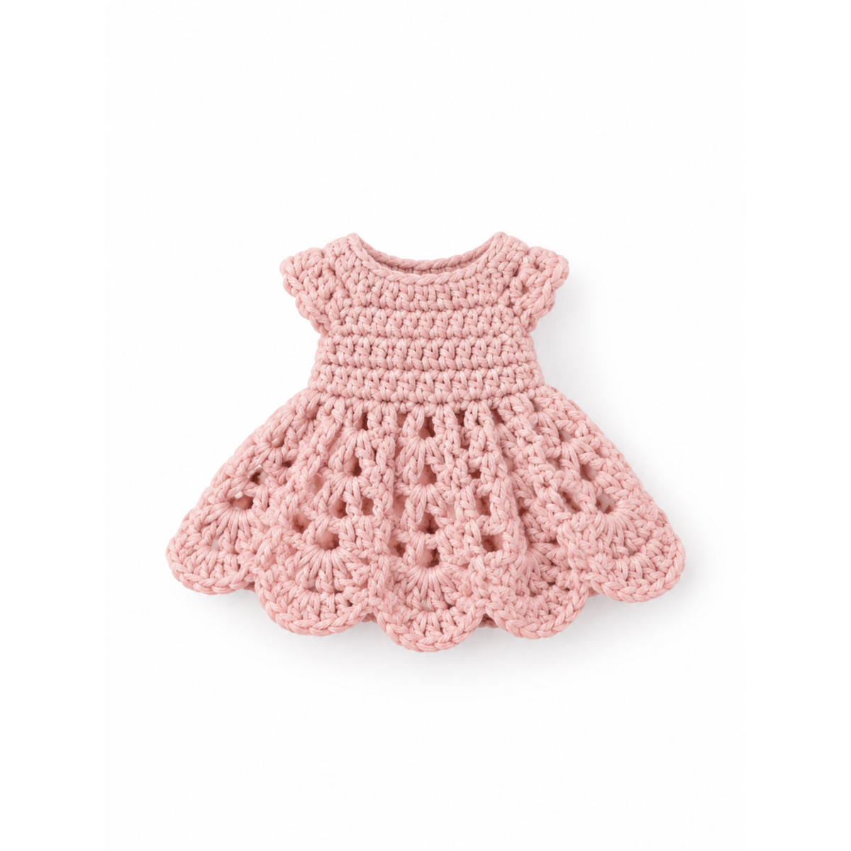 Pink Crochet Dress