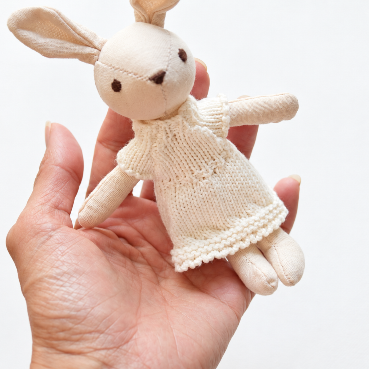 Cream Crochet Dress