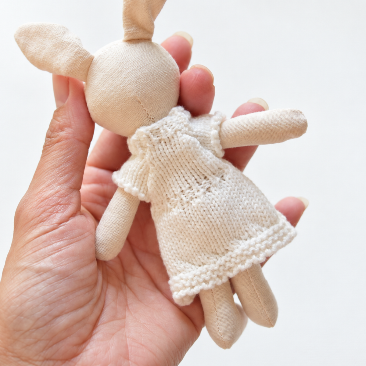 Cream Crochet Dress