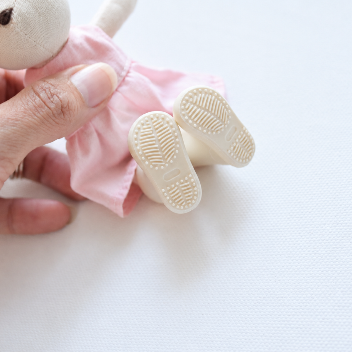 Bitsy Garden Boots-Cream